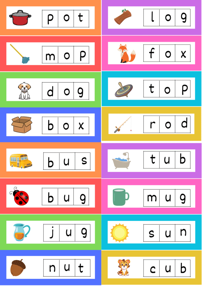 CVC writing cards - Image 20