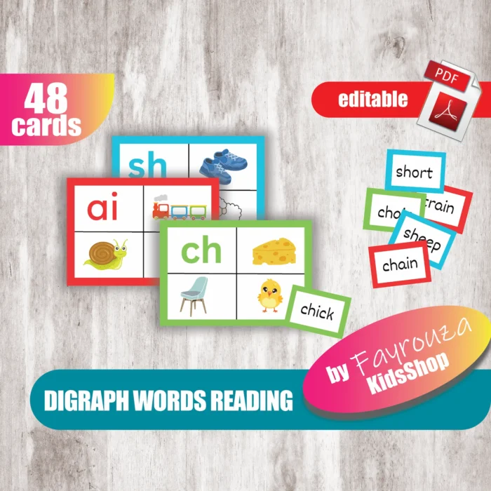 Digraph Reading Mats