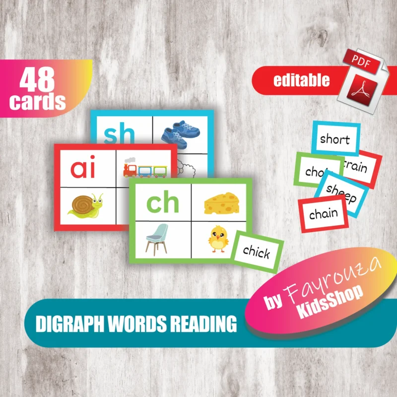 Digraph Reading Mats