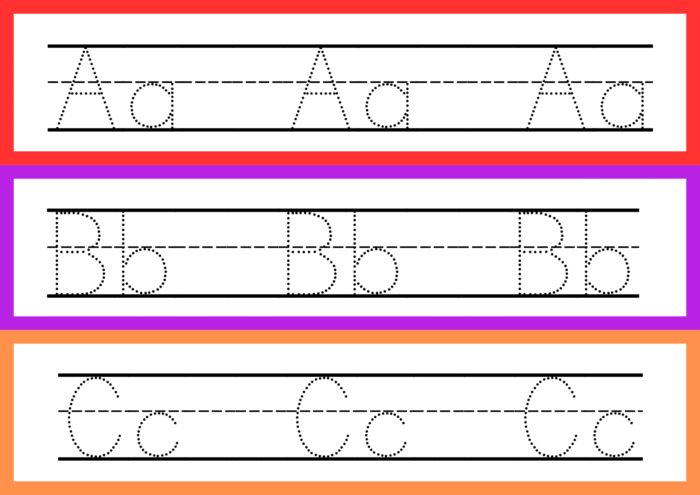 upper case and lower case tracing - Image 11