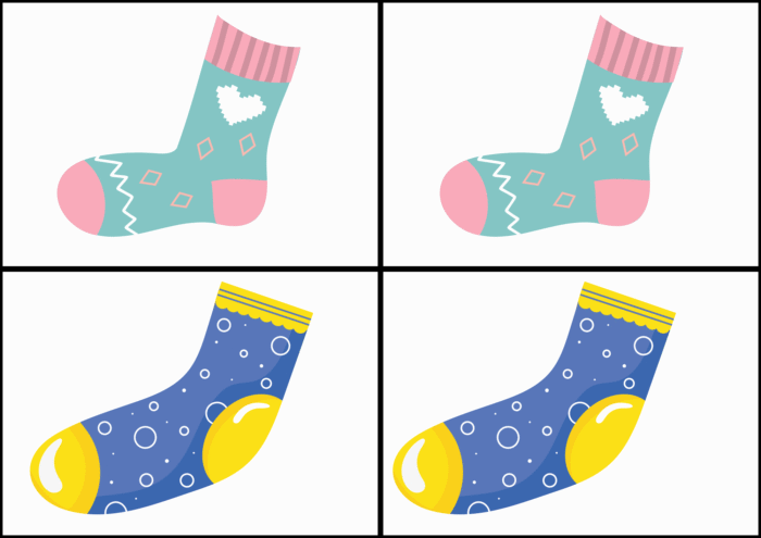 Sock Pair Matching Activity - Image 7