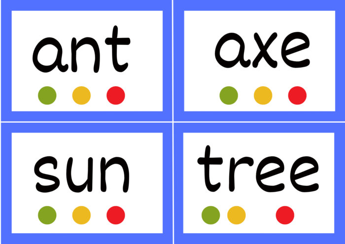 Jolly Phonics word cards - Image 3