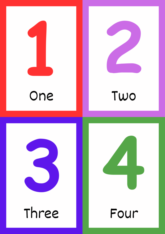 Color Shape and numbers Flash Cards - Image 9