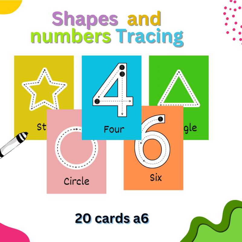 Shapes and numbers Tracing