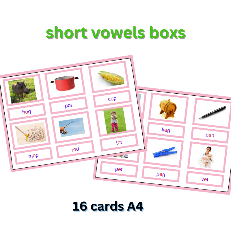short vowels bog