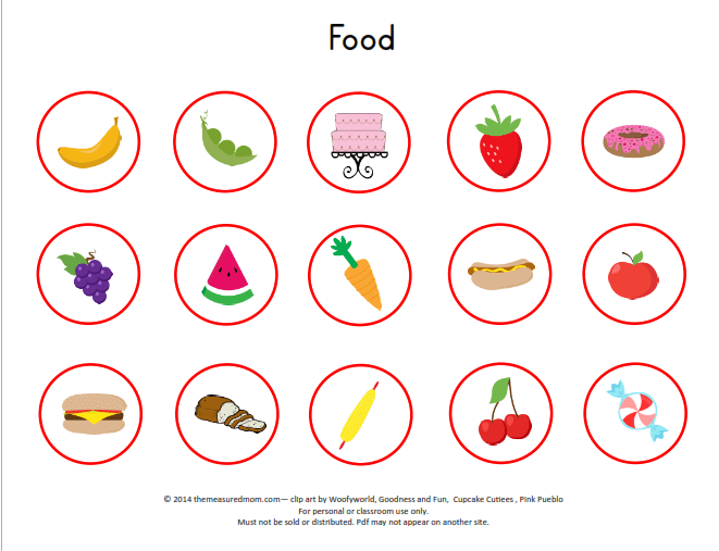 Food-matching-board