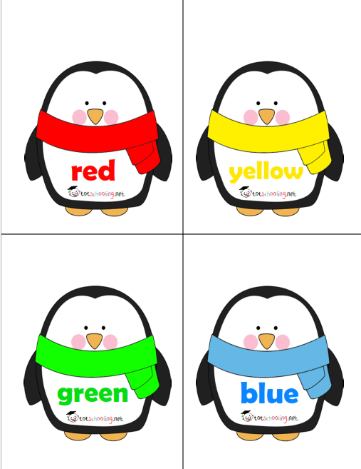 free_Penguin Hats Color Matching