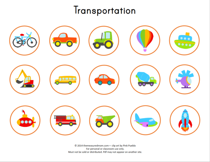 Transportation-matching-board