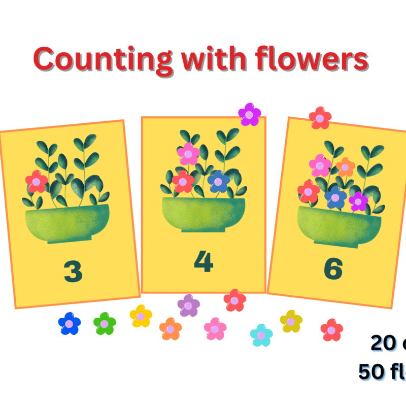 Counting with flowers
