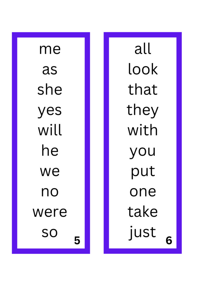 sight word lists - Image 4