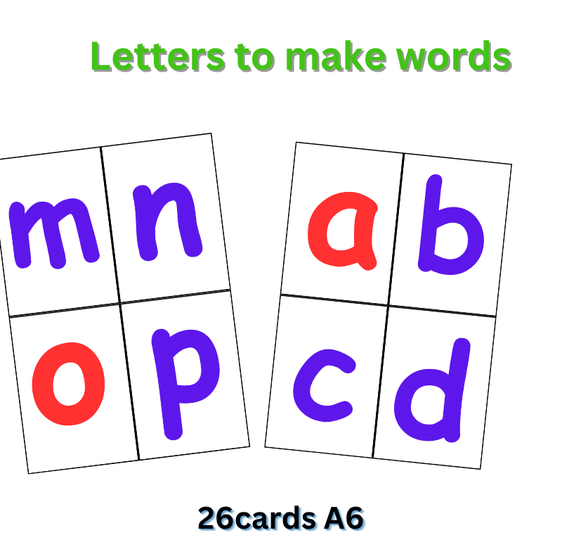 Letters to make words