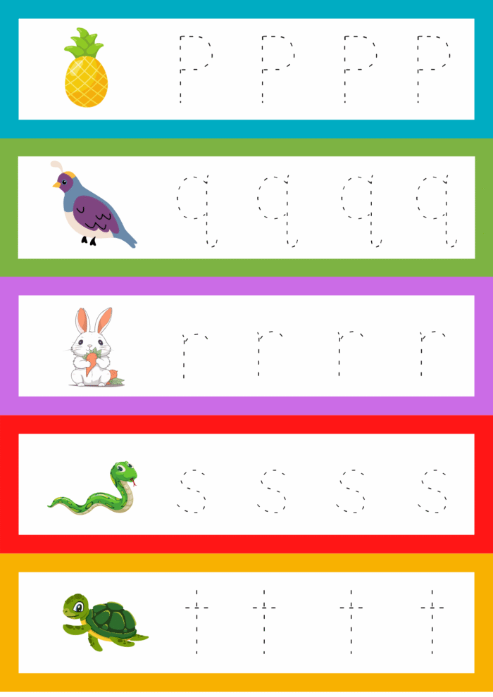 English letters Tracing Cards - Image 4