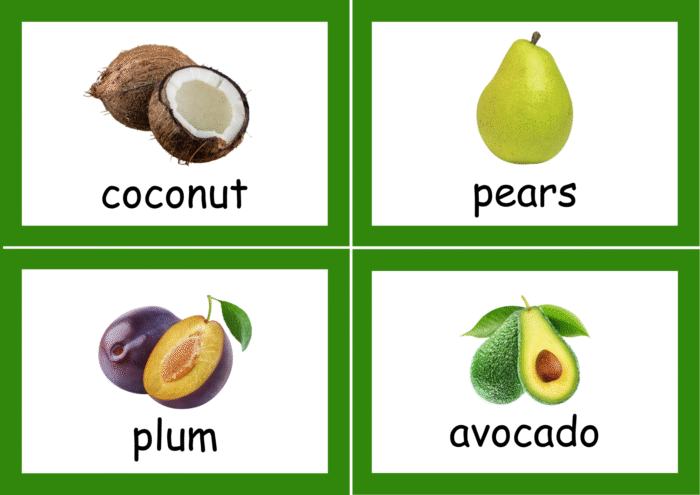 Fruit flash cards - Image 4