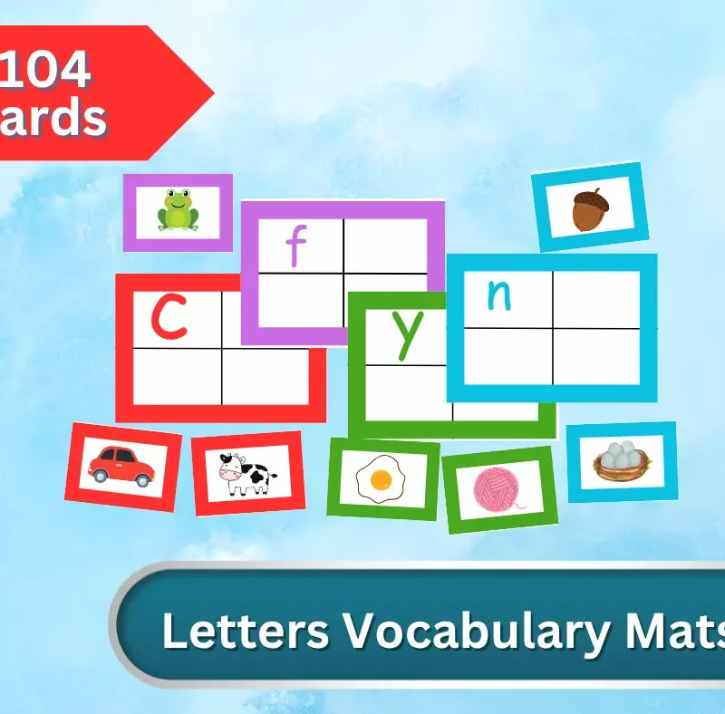 Letters Vocabulary Mats