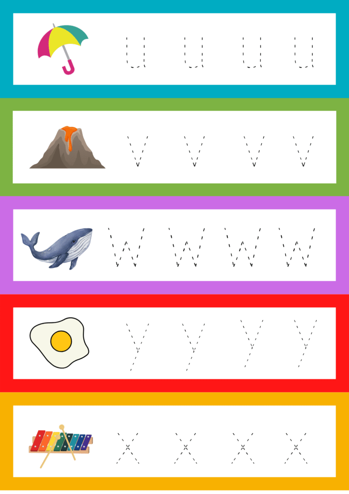 English letters Tracing Cards - Image 3