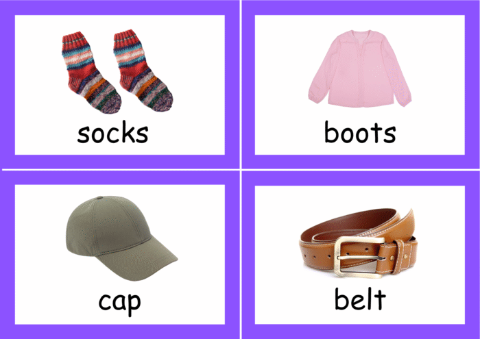 Clothing flash cards - Image 3