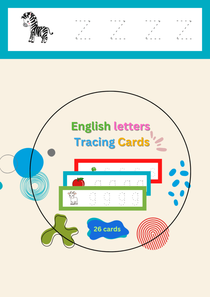 English letters Tracing Cards - Image 2