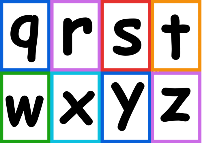 Small English letters Flash Cards - Image 3