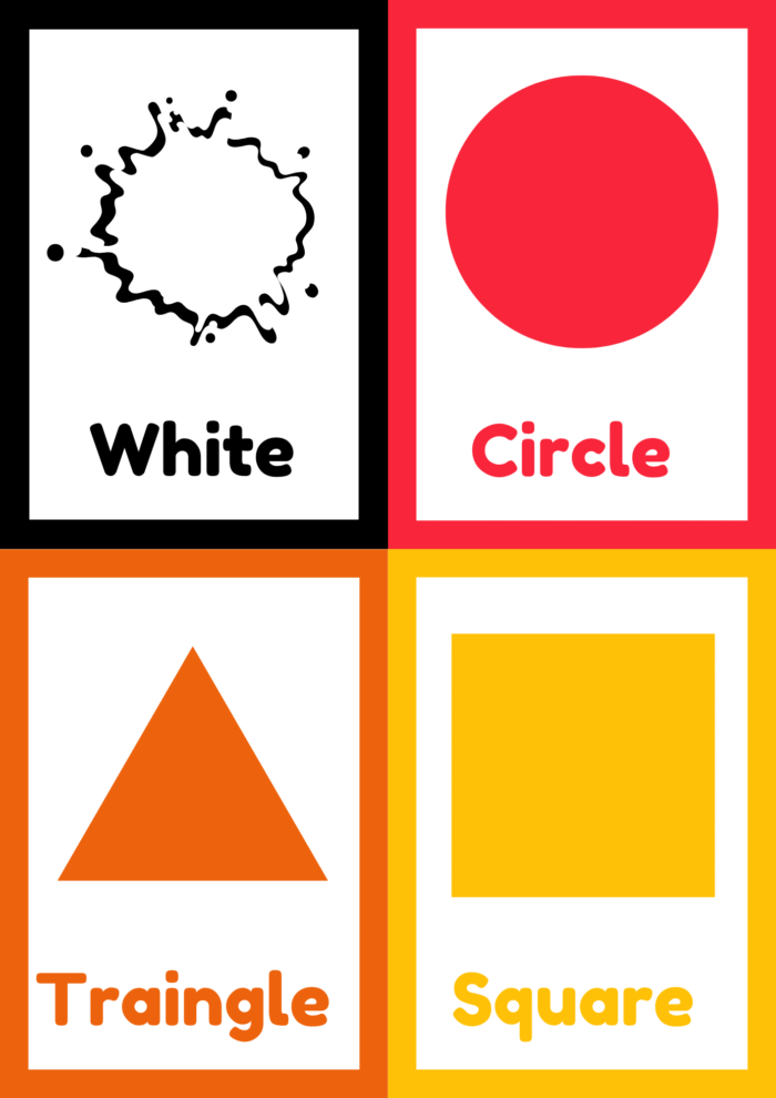 Color Shape and numbers Flash Cards - Image 4