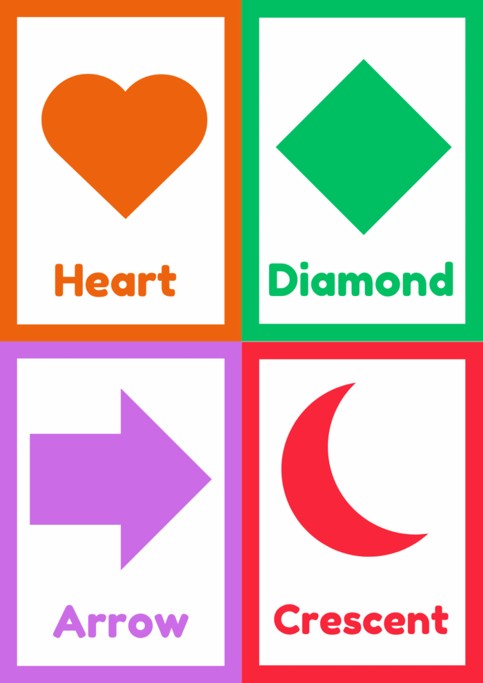 Color Shape and numbers Flash Cards - Image 2