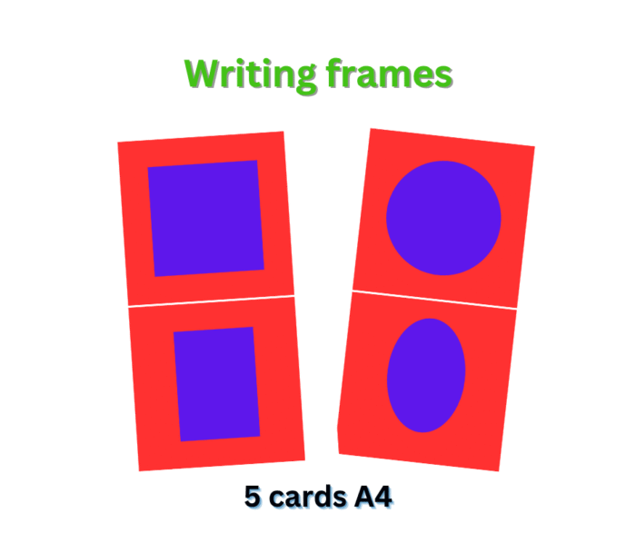 Writing frames