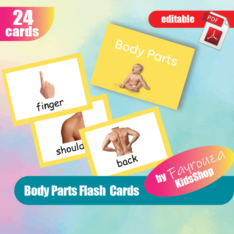 Body Parts flash cards