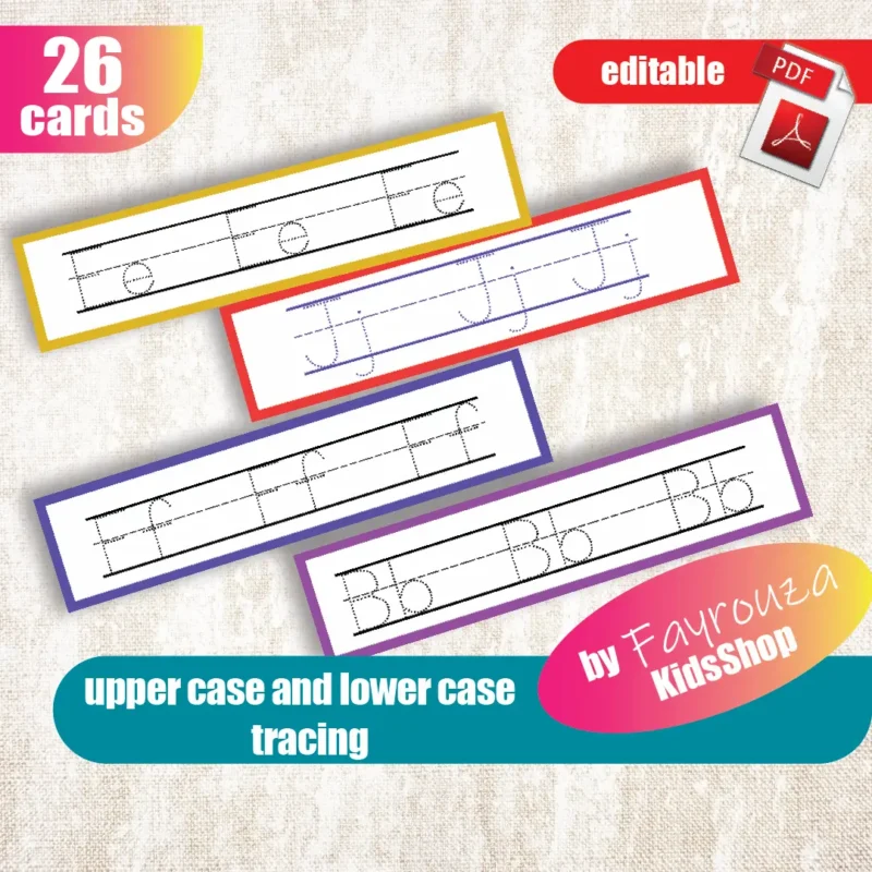 upper case and lower case tracing