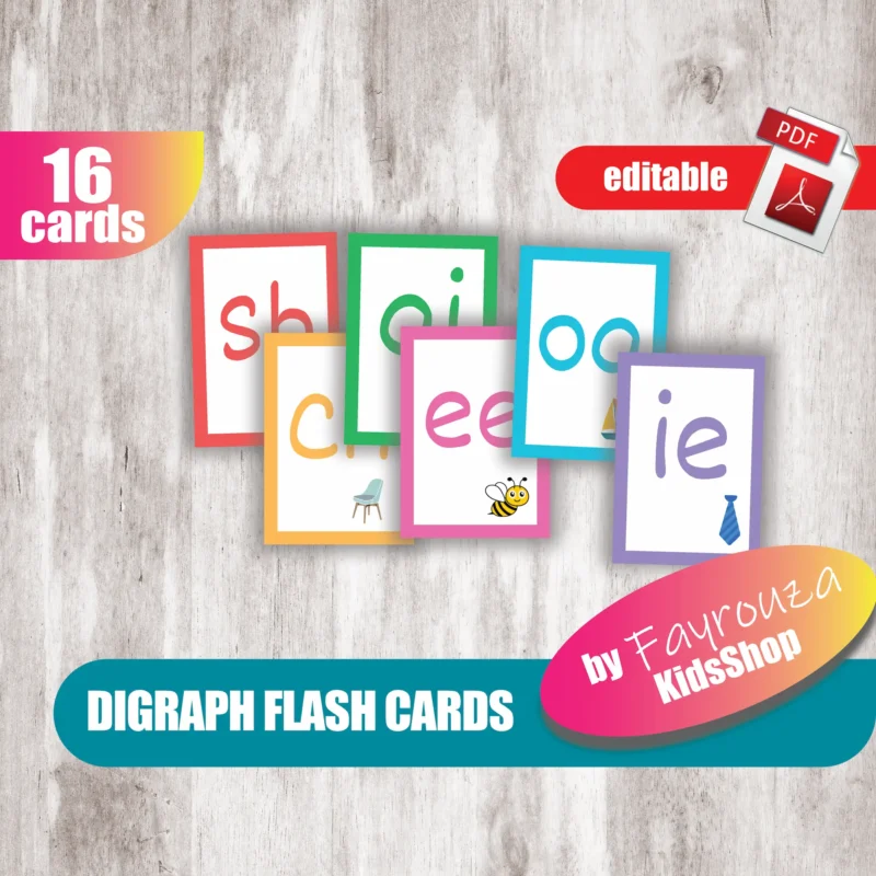 Digraph Flash Cards