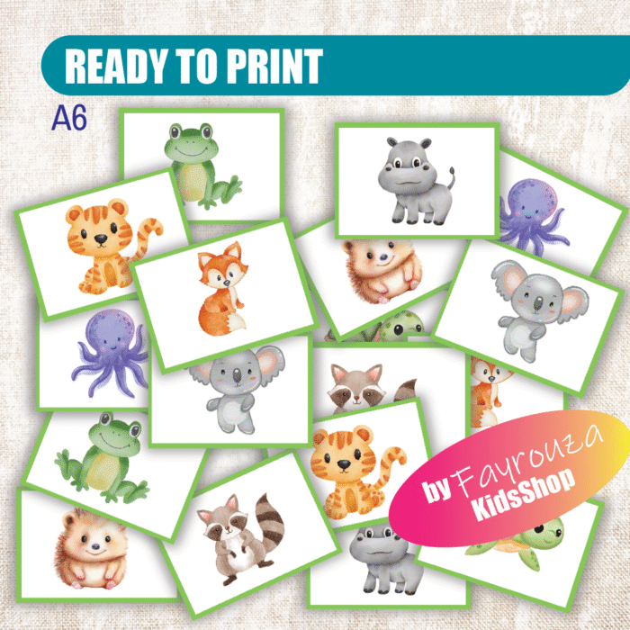 Animal Card Matching Activity - Image 2