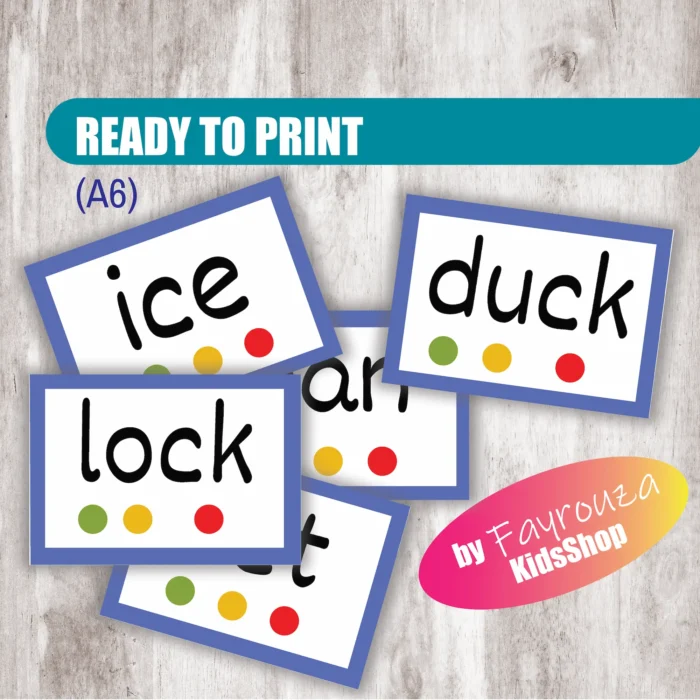Jolly Phonics word cards - Image 2