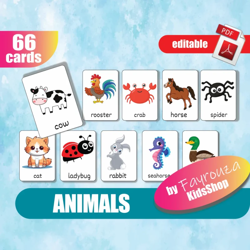 Animals Flash Cards
